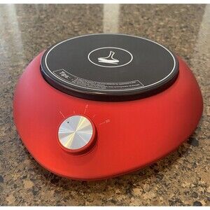 Electric Rotating Wine Decanter JS-R10 Red Aerator Base USB and Battery